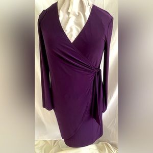 RICKI’s wrap long sleeve dress NWT